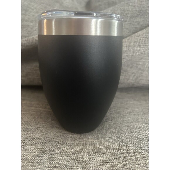 Tervis 12oz Black Stainless Steel Stemless Wine Tumbler Cup with Lid Insulated - Picture 4 of 7
